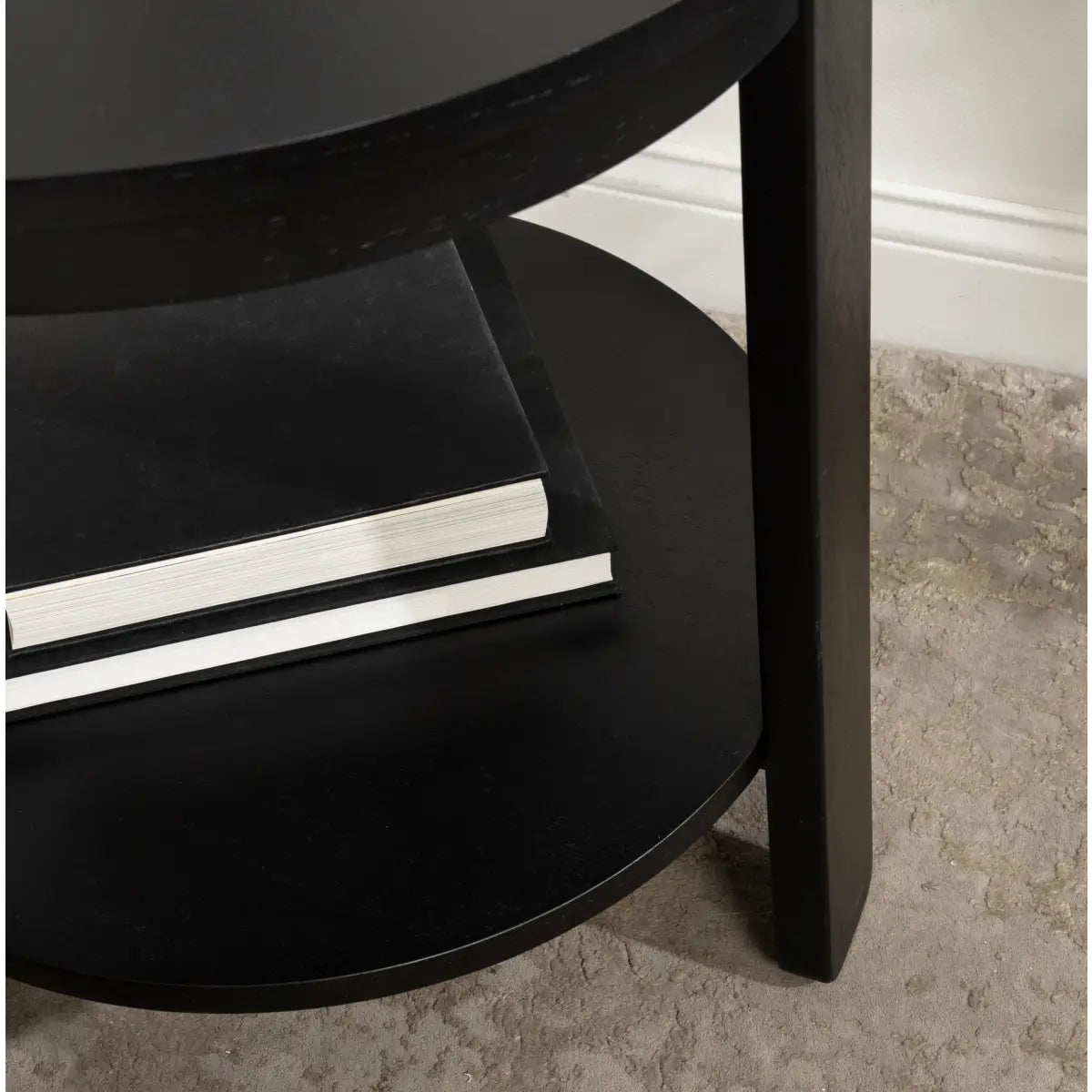 Foxford Side or End Table - Round Wood - kateandlaurel