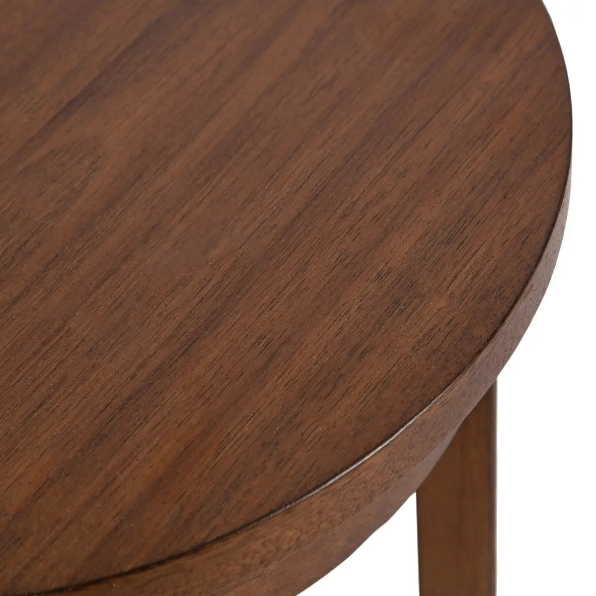 Foxford Side or End Table - Round Wood - kateandlaurel