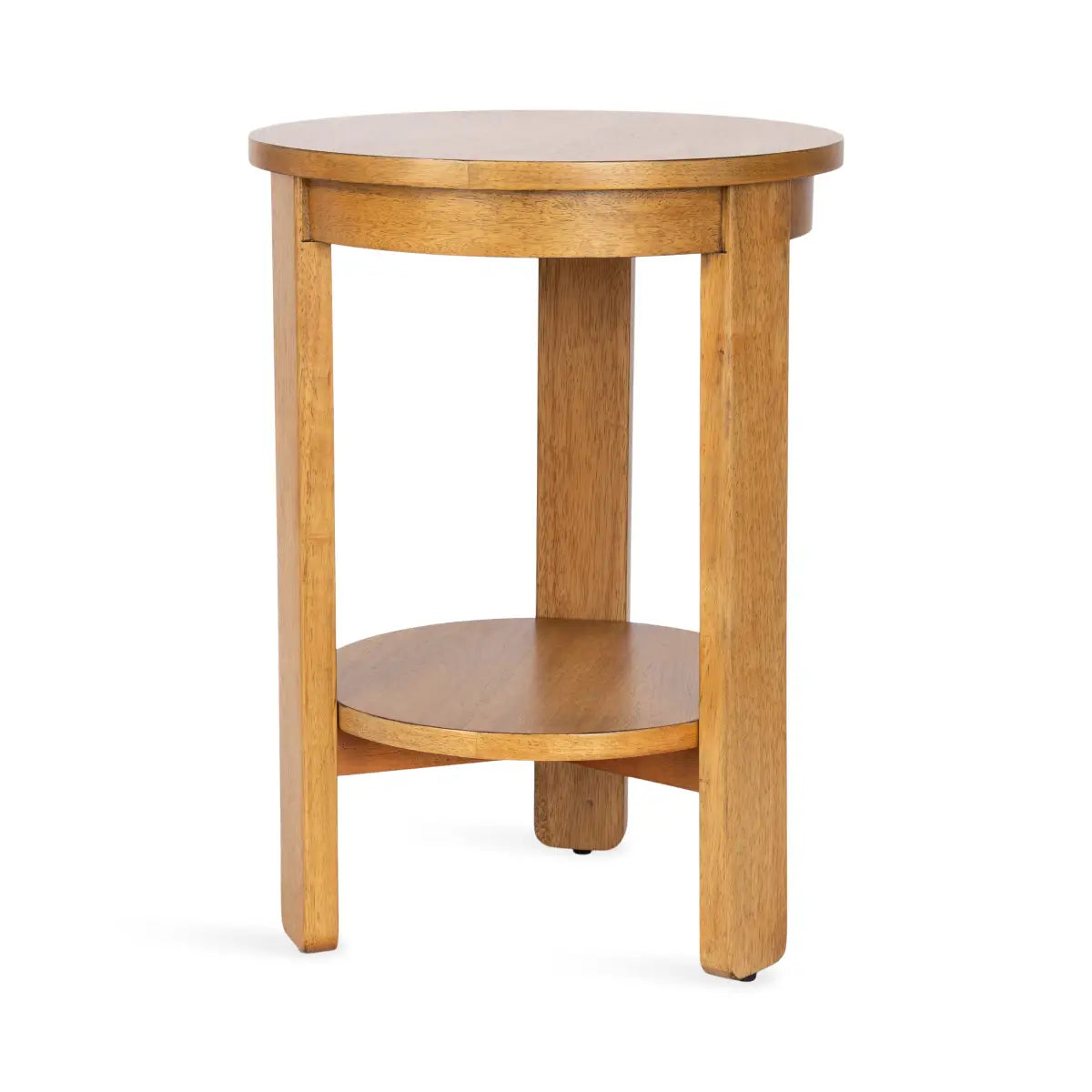 Foxford Side or End Table - Round Wood - Natural / 16x16x23 - kateandlaurel