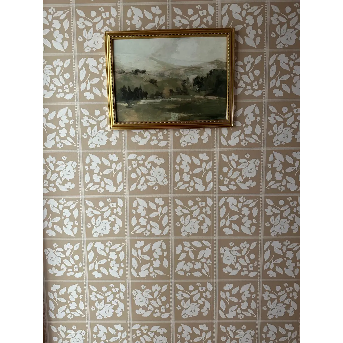 Francine Wallpaper - Floral Squares - by Fox and Pebble - Loomwell Home Goods