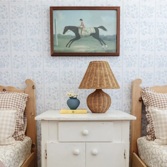 Francine Wallpaper - Floral Squares - by Fox and Pebble - Loomwell Home Goods
