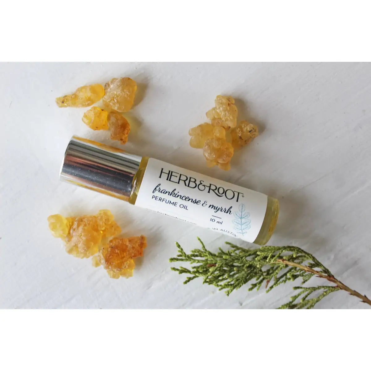 Perfume Oil Roller - Frankincense & Myrrh - Herb & Root