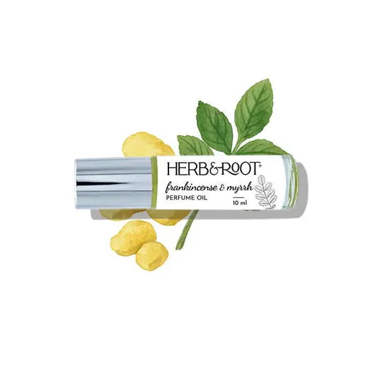 Perfume Oil Roller - Frankincense & Myrrh - Herb & Root