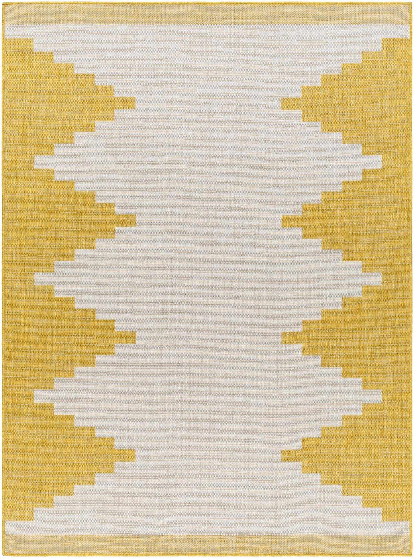 Tapis d'extérieur jaune Djugun