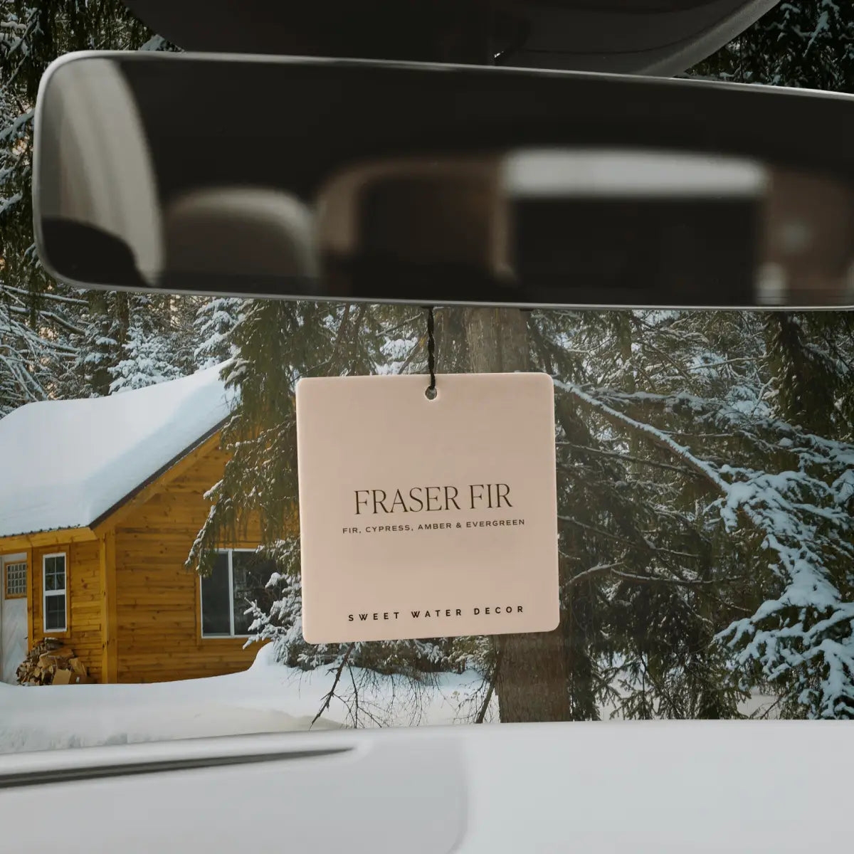 Fraser Fir Hanging Air Freshener - Sweet Water Decor