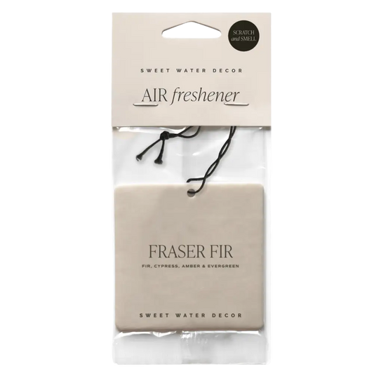 Fraser Fir Hanging Air Freshener - Sweet Water Decor