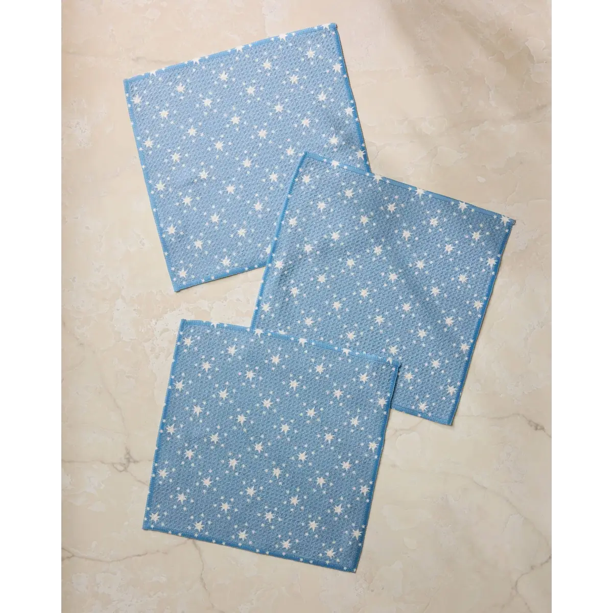 Dishcloth Set - Freedom Blue - Patriotic - Geometry