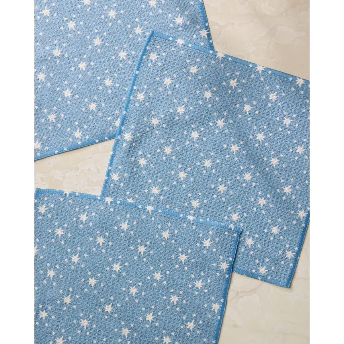 Dishcloth Set - Freedom Blue - Patriotic - Geometry