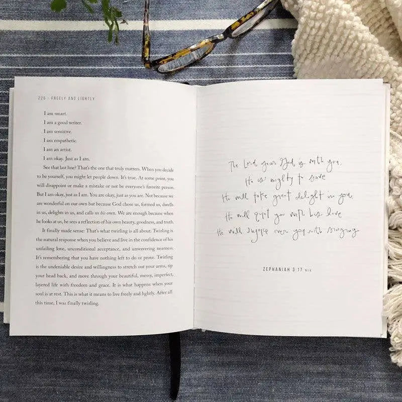 Freely & Lightly Devotional Book (illustrated signed copy) - emily lex studio