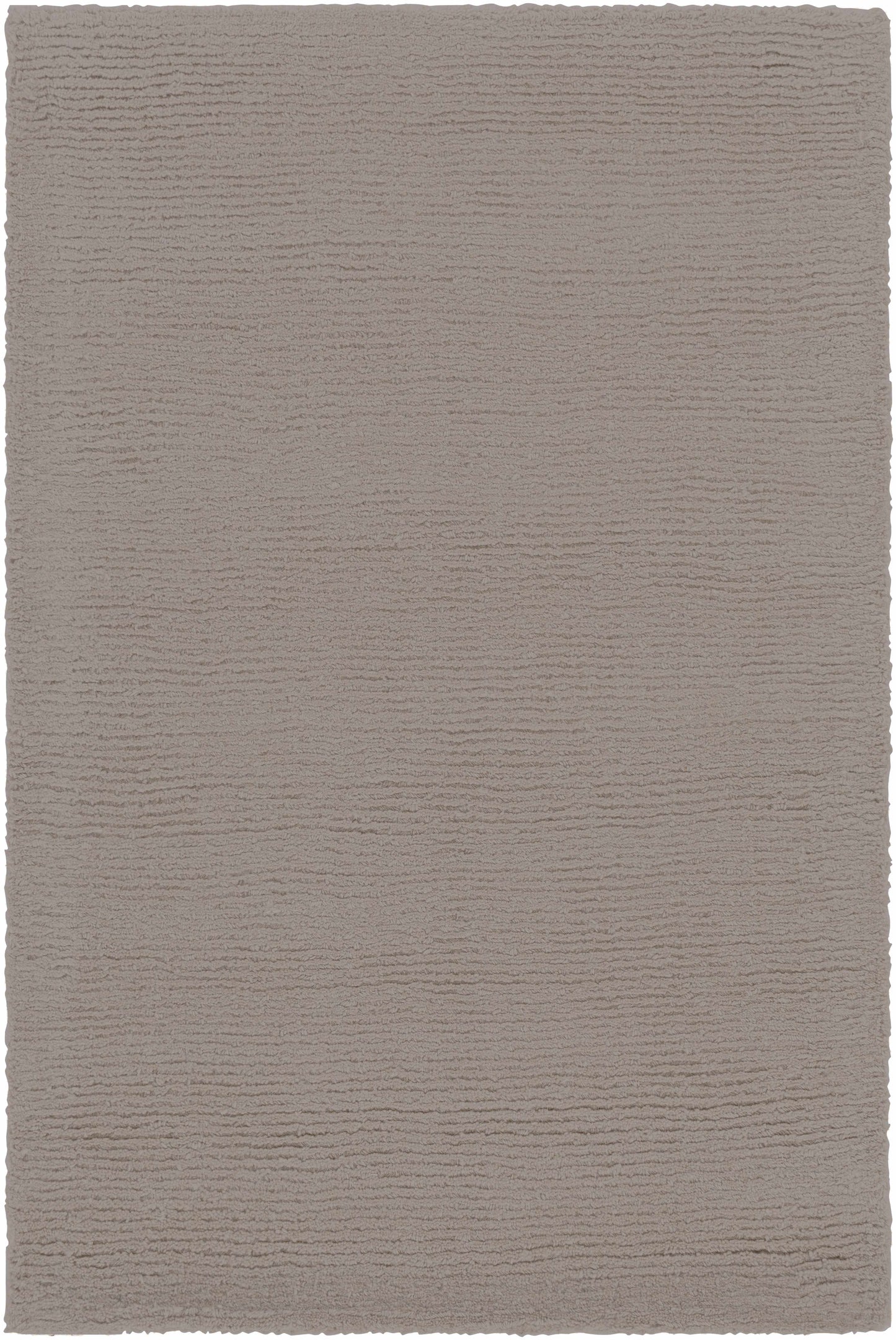 Brockton Solid Wool Gray Area Rug