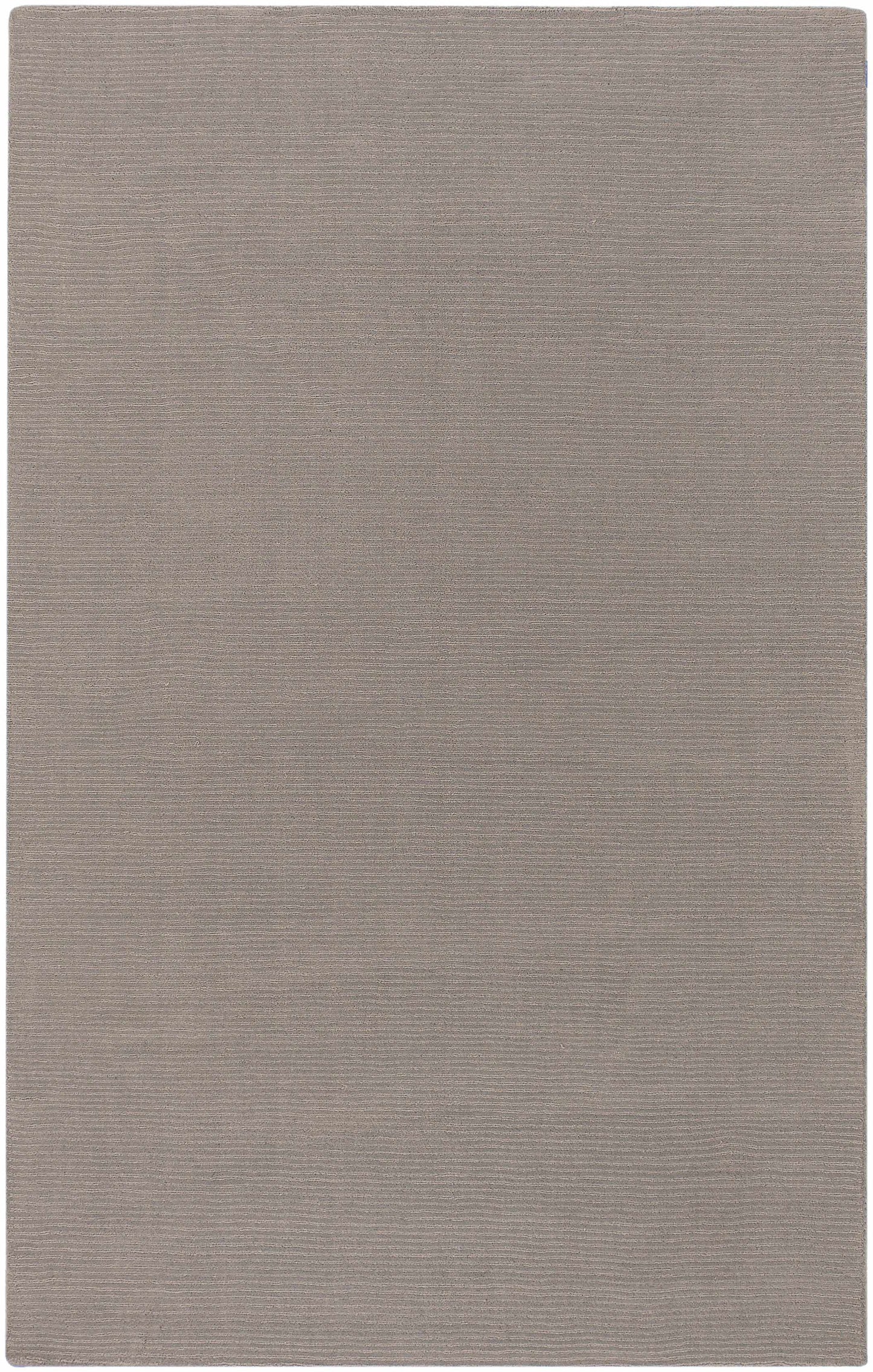 Brockton Solid Wool Gray Area Rug