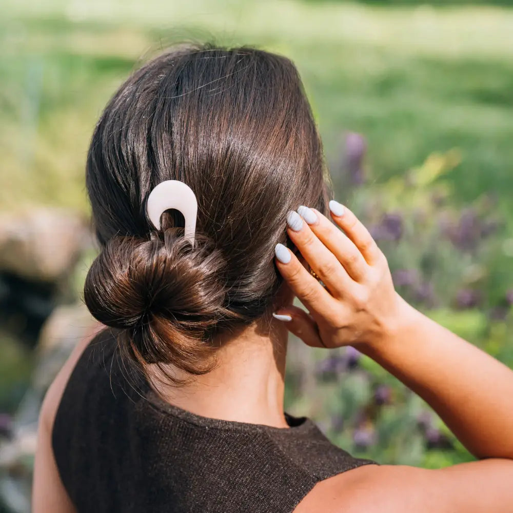 French Hair Pin - Almond Beige - TELETIES