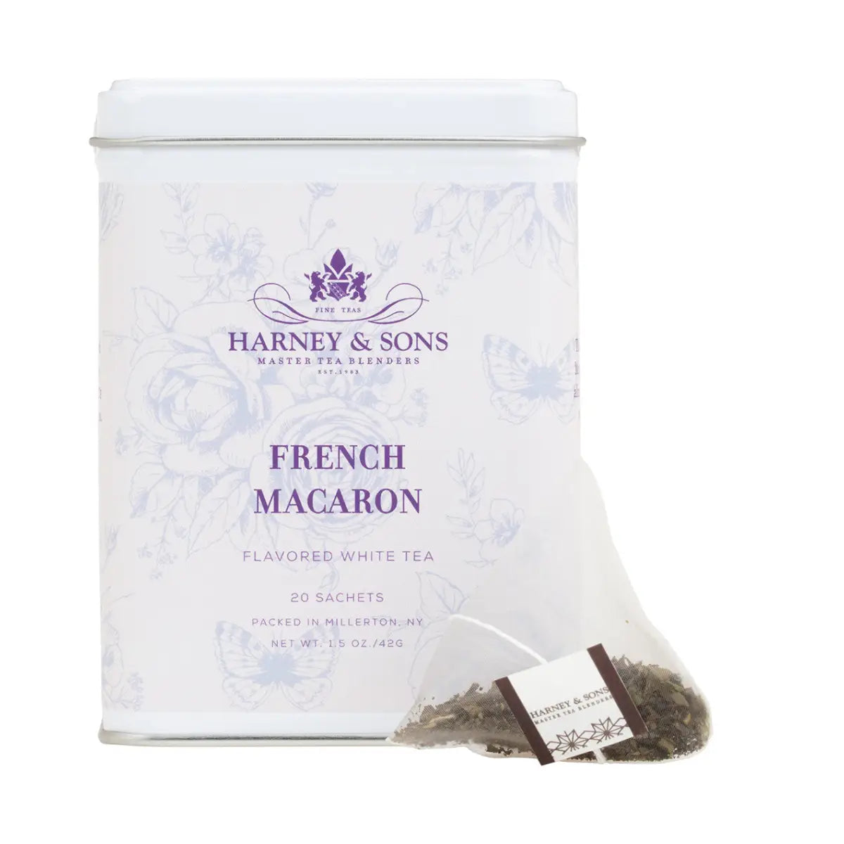 French Macaron Tea - Tin of 20 Sachets - Sachets / Tin of 20 Sachets - Harney & Sons Fine Teas