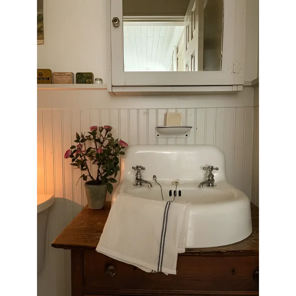 French Rose Garden - Nearly Natural