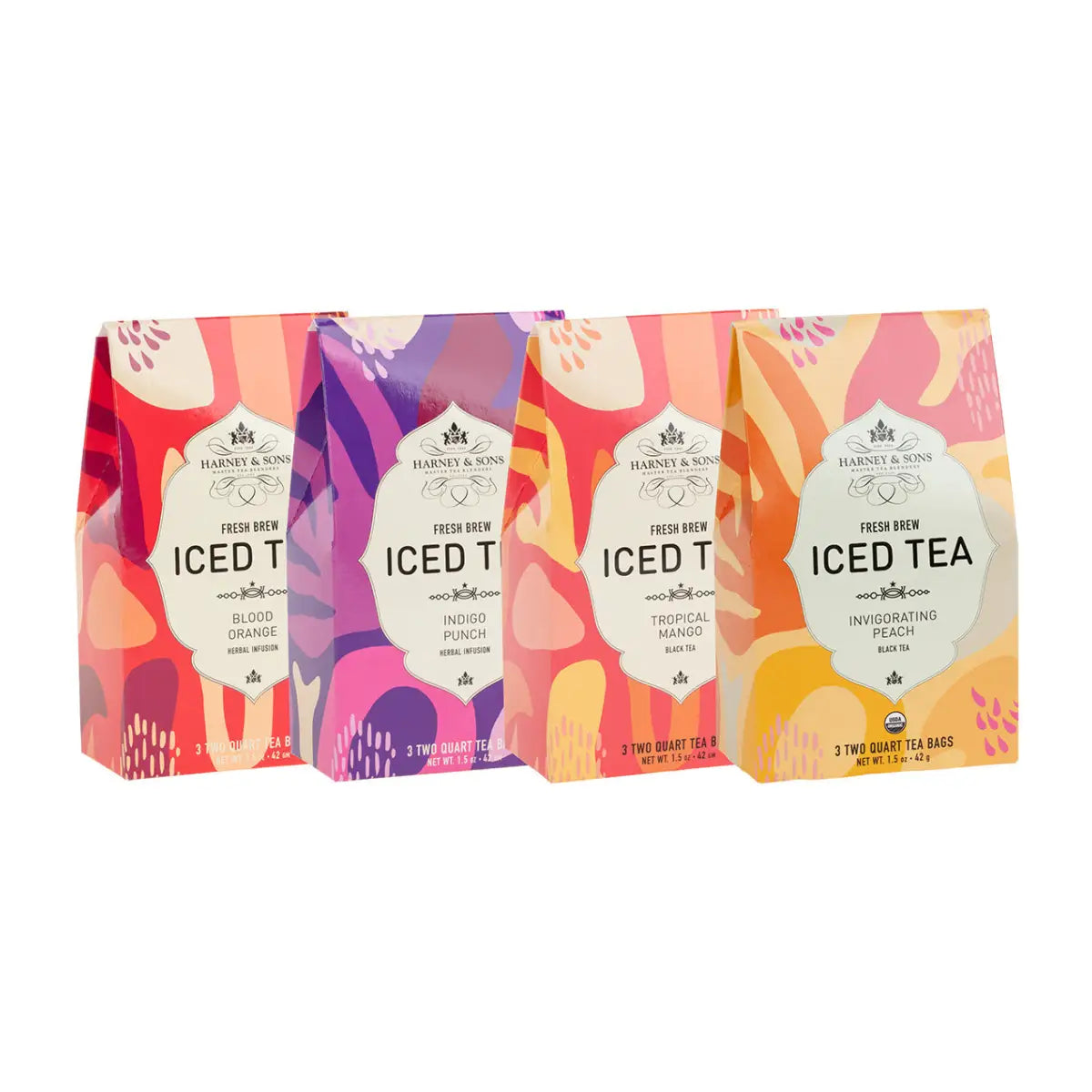 Fresh Brewed Iced Tea Sampler - Iced Tea Pouches / Fresh Brew Iced Tea Sampler - Harney & Sons Fine Teas