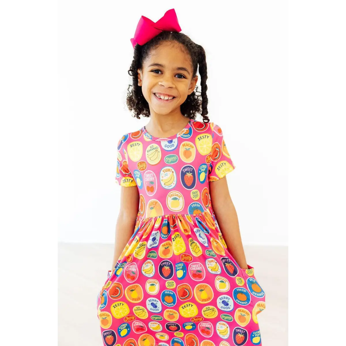 Pocket Twirl Dress - Fresh & Fruity - Mila & Rose ®