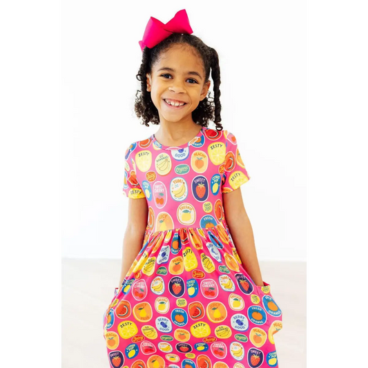 Pocket Twirl Dress - Fresh & Fruity - Mila & Rose ®