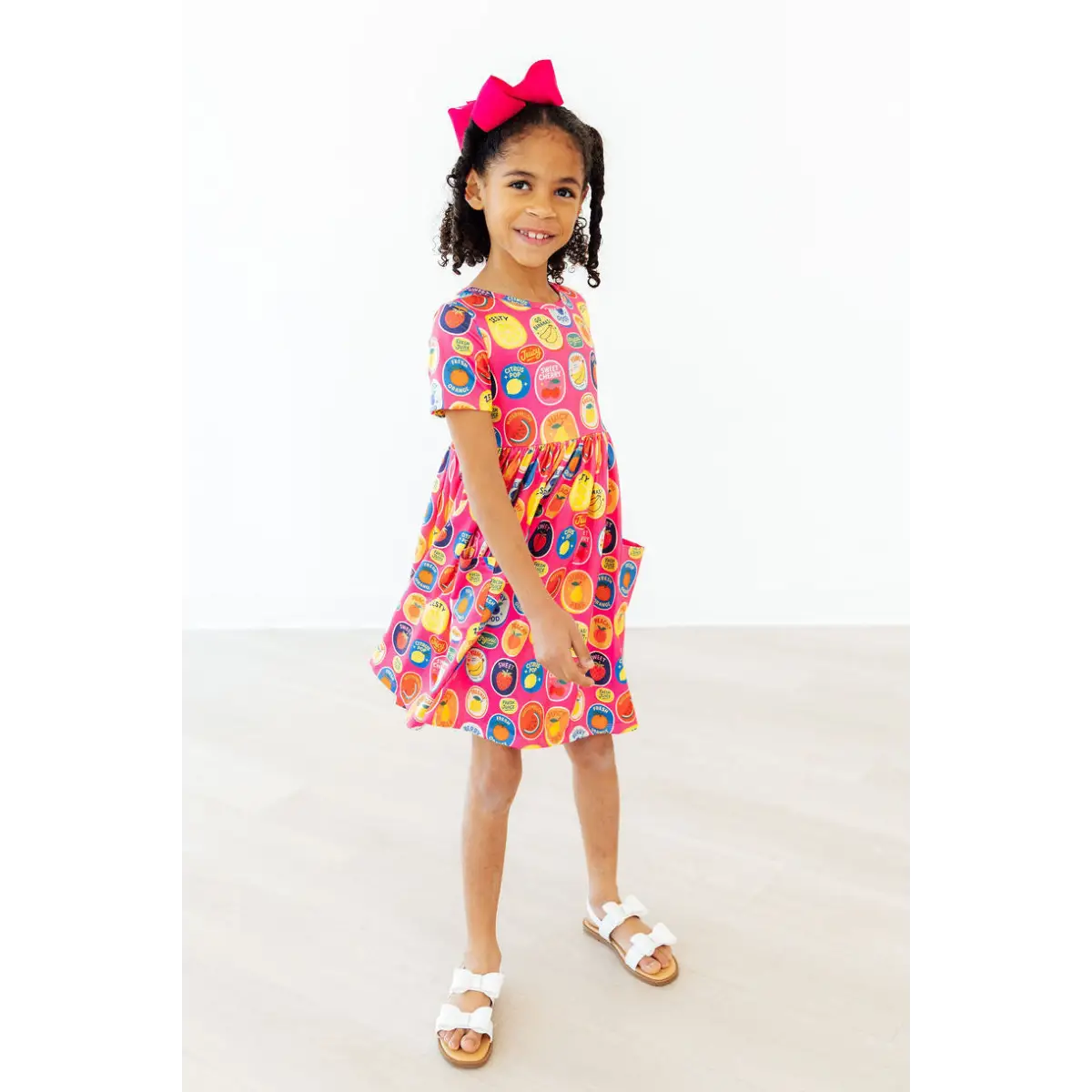 Pocket Twirl Dress - Fresh & Fruity - Mila & Rose ®