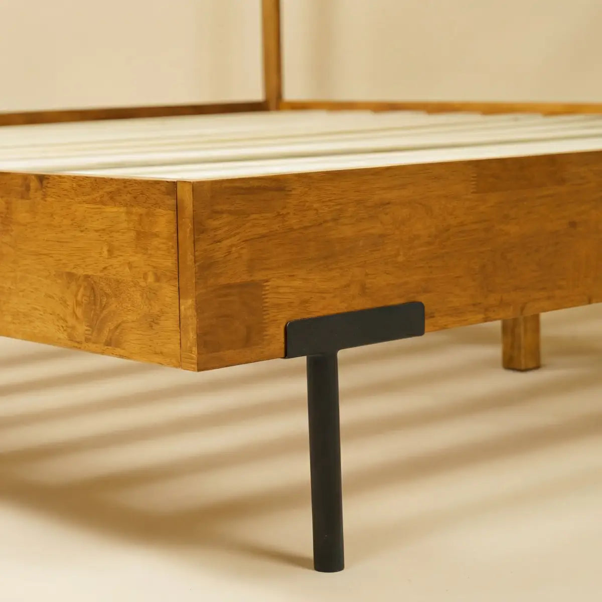 Frida Solid Wood Bed Frame - Megsu