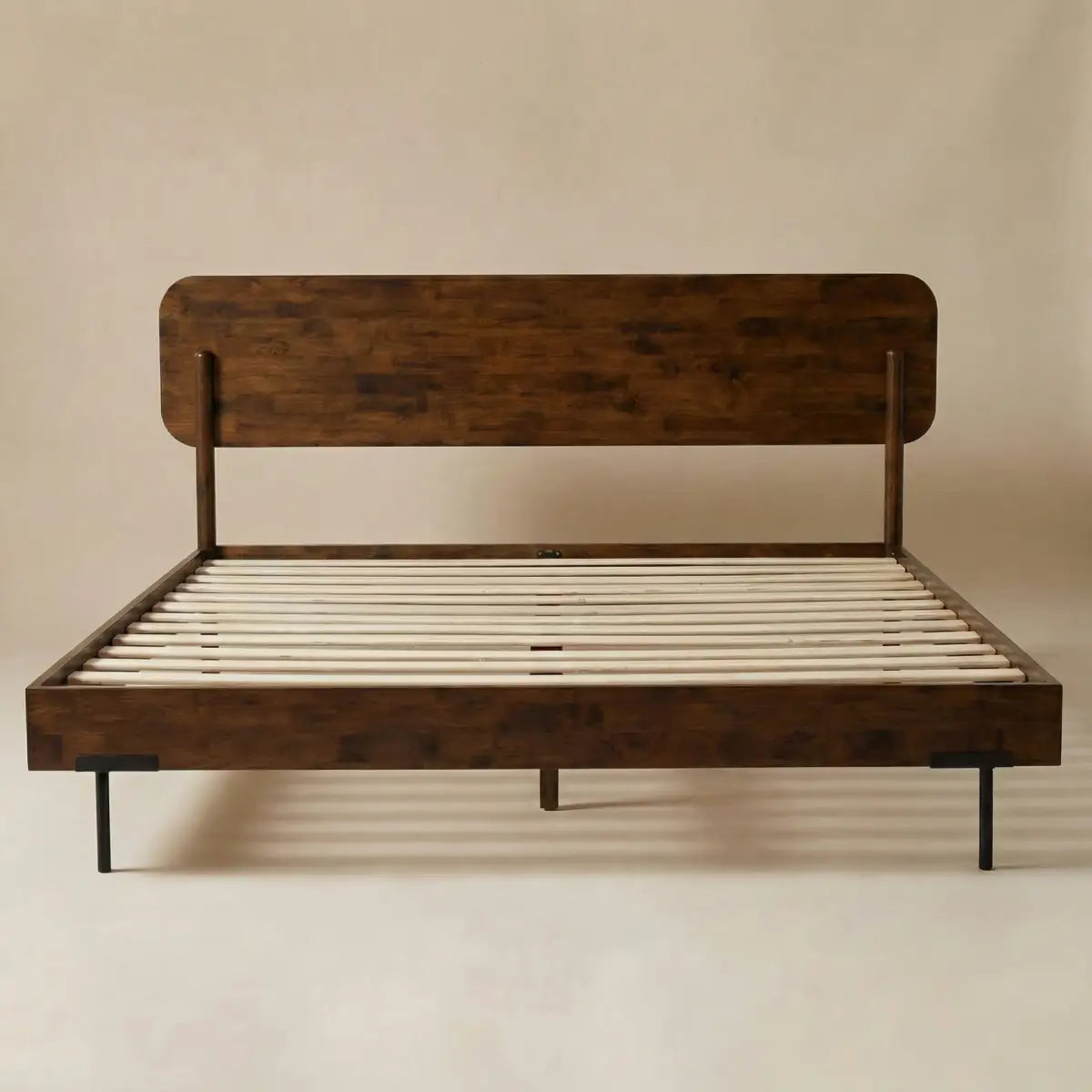 Frida Solid Wood Bed Frame - Megsu