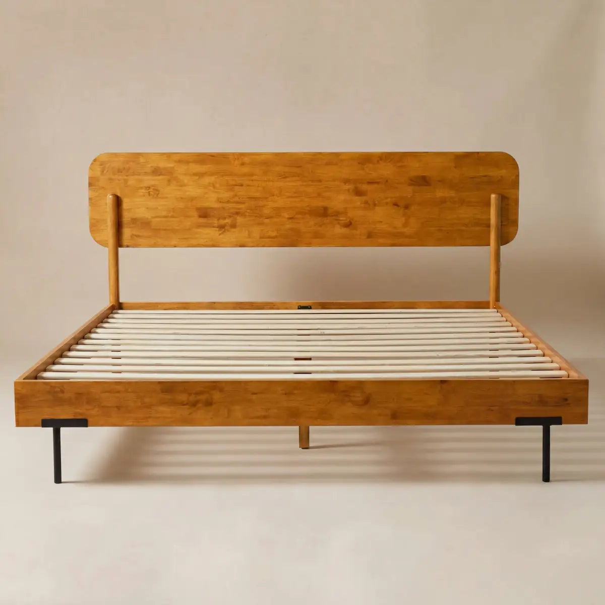 Frida Solid Wood Bed Frame - Megsu