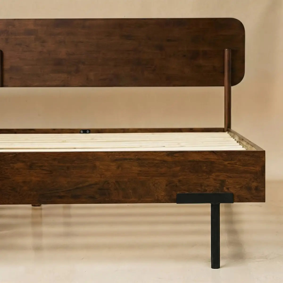 Frida Solid Wood Bed Frame - Megsu