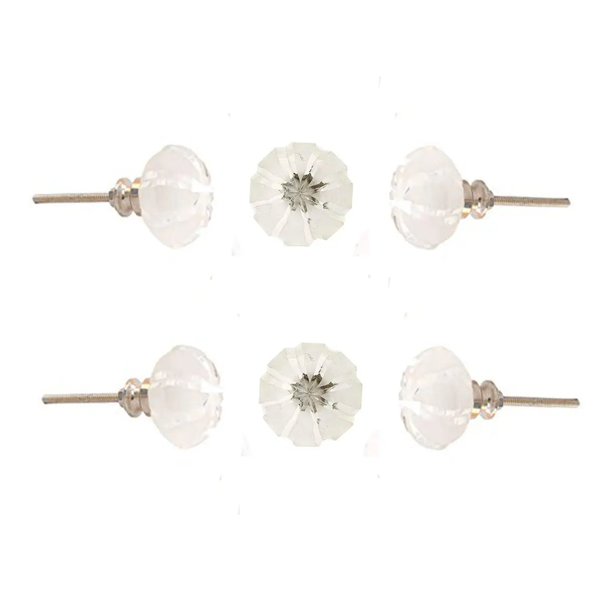 Frosted Glass Tomato Knob (each) - Perilla Home