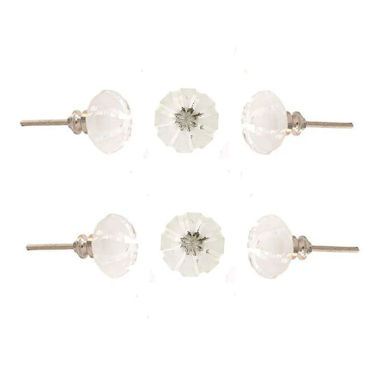 Frosted Glass Tomato Knob (each) - Perilla Home