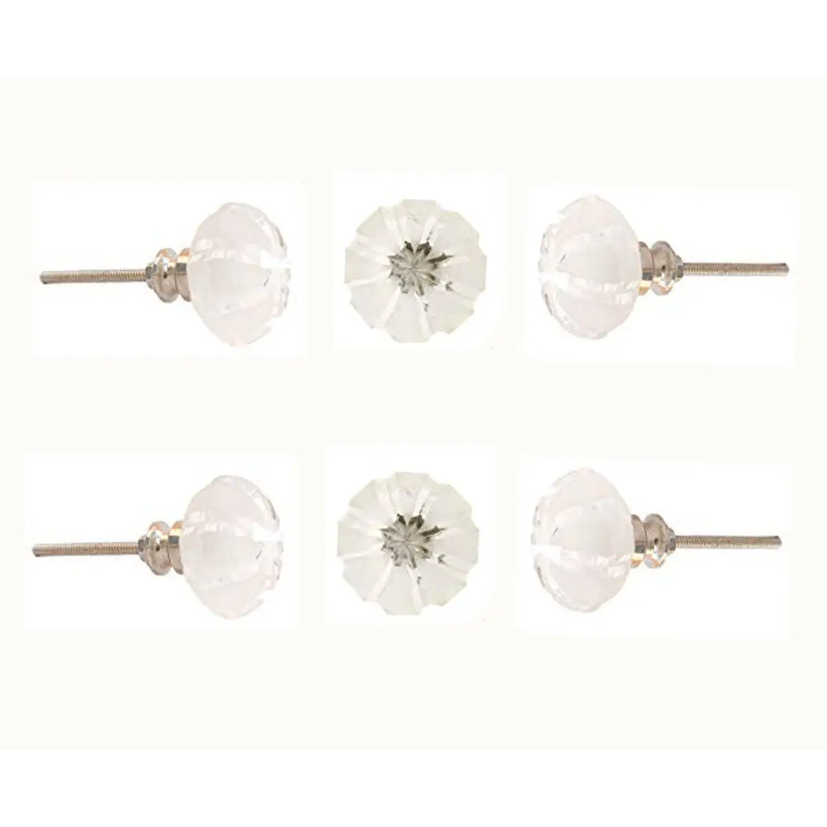 Frosted Glass Tomato Knob (each) - Perilla Home