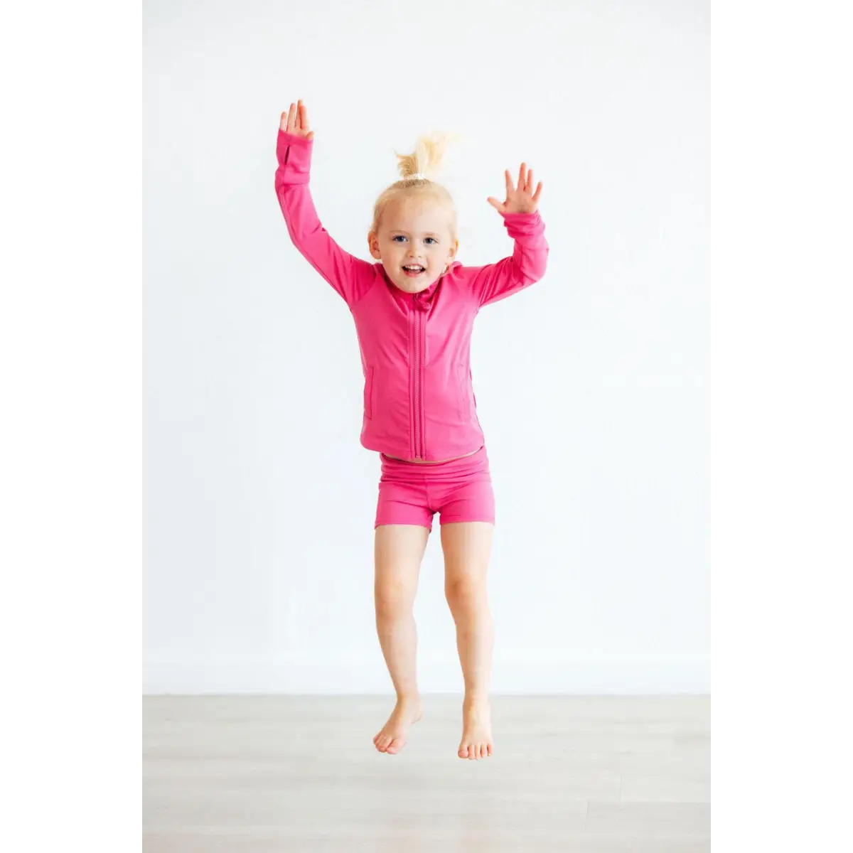 Fuchsia Flash Pink Activewear Shorts - Mila & Rose ®