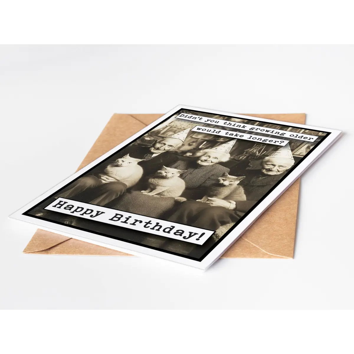 Funny Birthday Card - Growing Old - Greeting Cards by Katie Doodle & Gifts by Matchbox Card