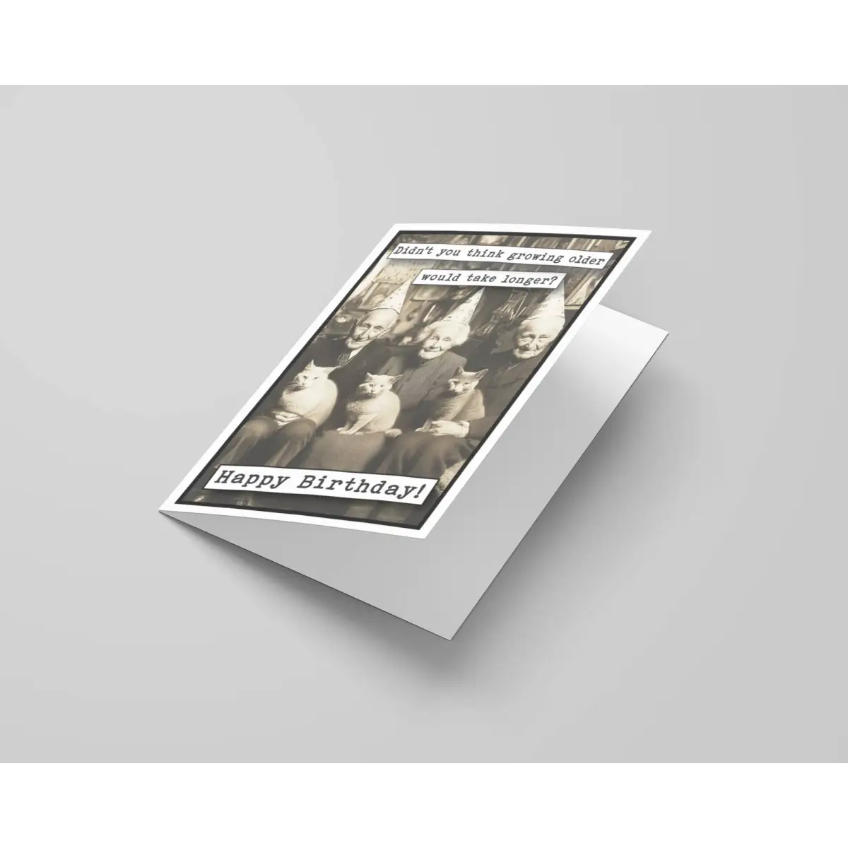 Funny Birthday Card - Growing Old - Greeting Cards by Katie Doodle & Gifts by Matchbox Card