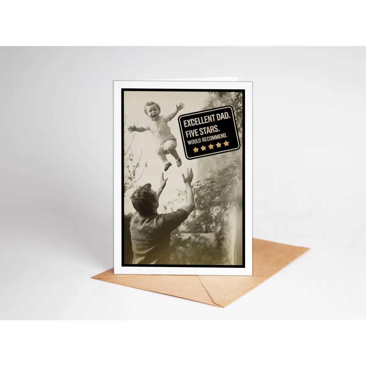Funny Fathers Day Card - Would Recommend - Katie Doodle | Boutique Greeting Cards & Birthday Gifts