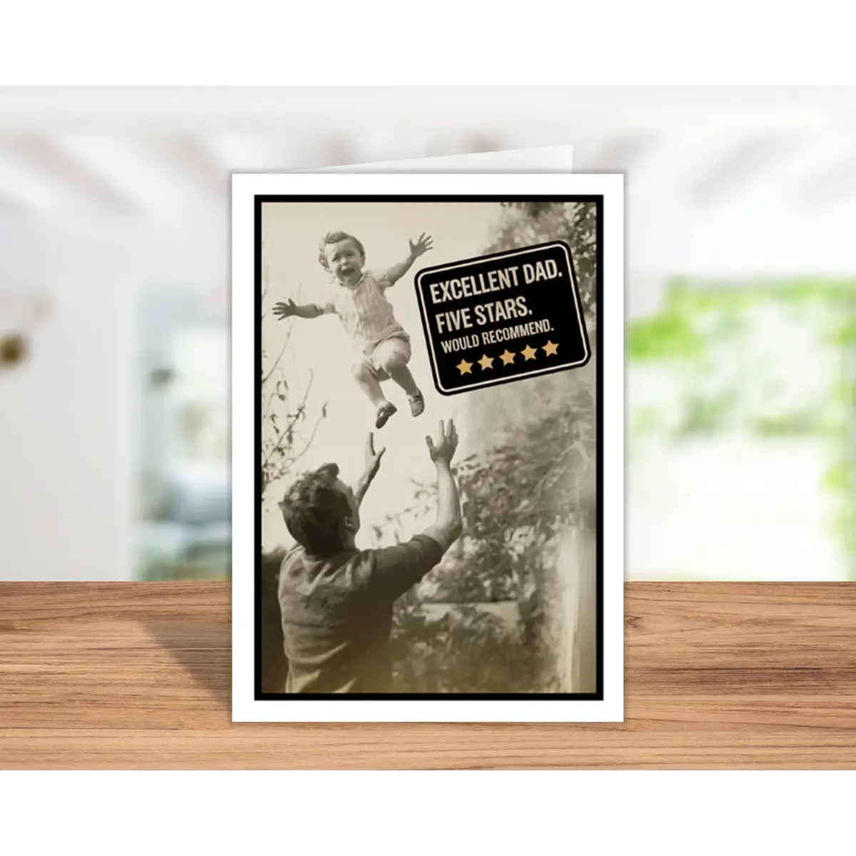 Funny Fathers Day Card - Would Recommend - Katie Doodle | Boutique Greeting Cards & Birthday Gifts