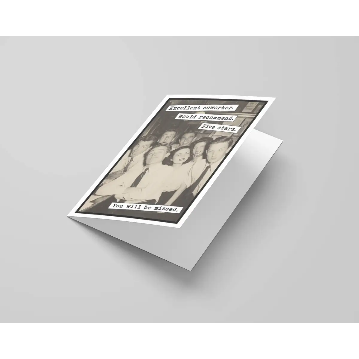 Funny Retirement Card - Excellent Coworker. Five Stars. - Katie Doodle | Boutique Greeting Cards & Birthday Gifts
