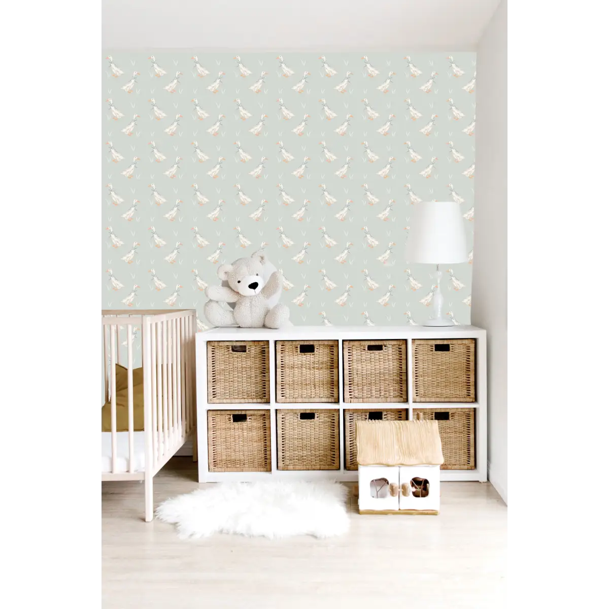 Gable Wallpaper - Ducks for Kids - by Studio Stephie - Loomwell Home Goods