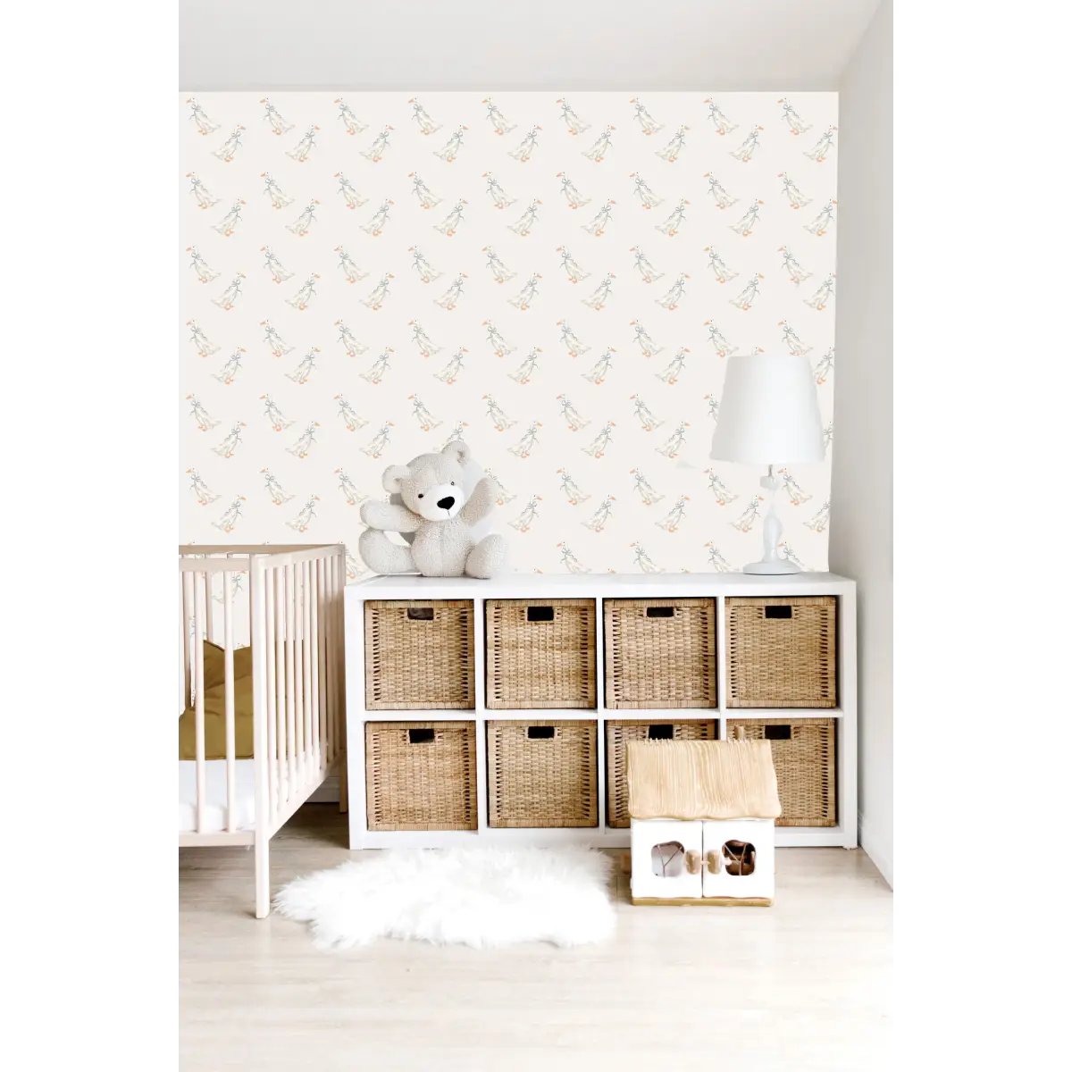 Gable Wallpaper - Ducks for Kids - by Studio Stephie - Loomwell Home Goods