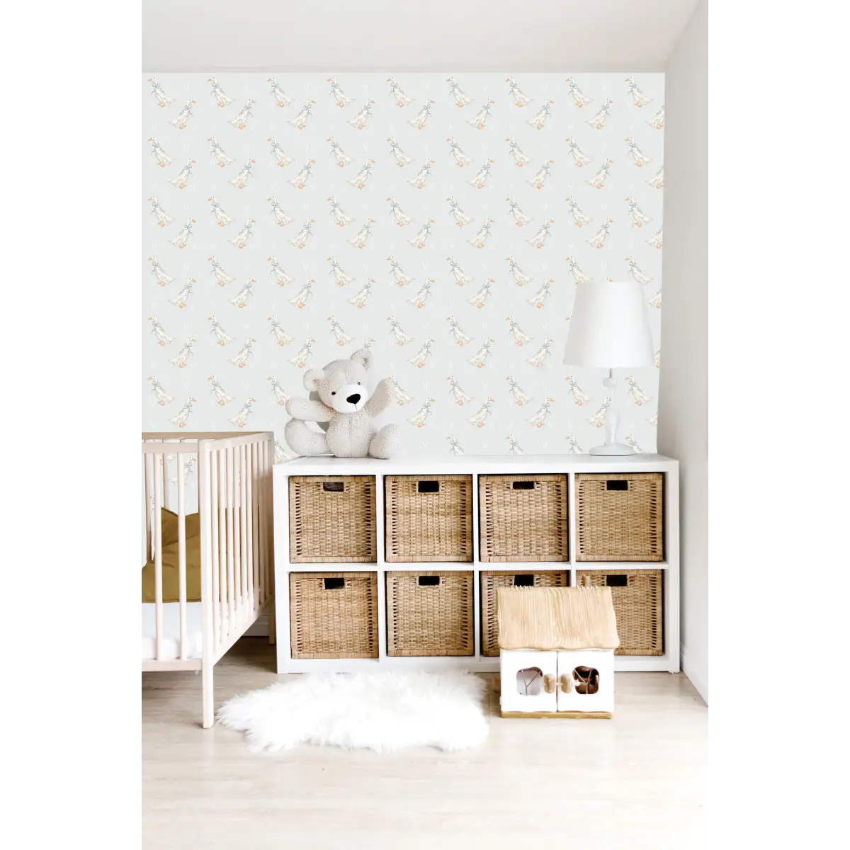 Gable Wallpaper - Ducks for Kids - by Studio Stephie - Loomwell Home Goods