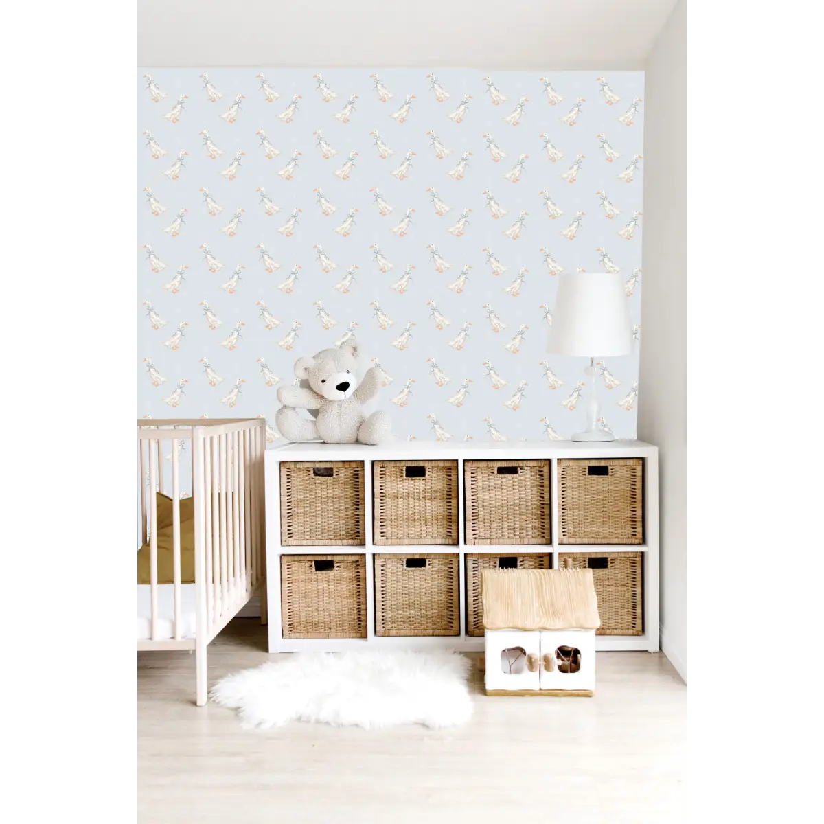 Gable Wallpaper - Ducks for Kids - by Studio Stephie - Loomwell Home Goods