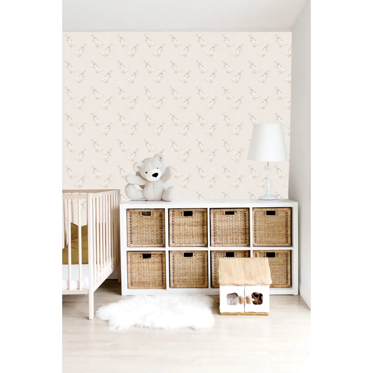 Gable Wallpaper - Ducks for Kids - by Studio Stephie - Loomwell Home Goods