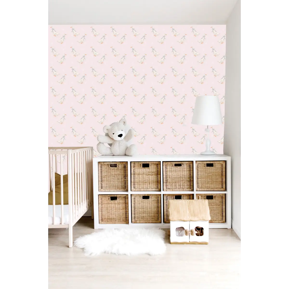 Gable Wallpaper - Ducks for Kids - by Studio Stephie - Loomwell Home Goods