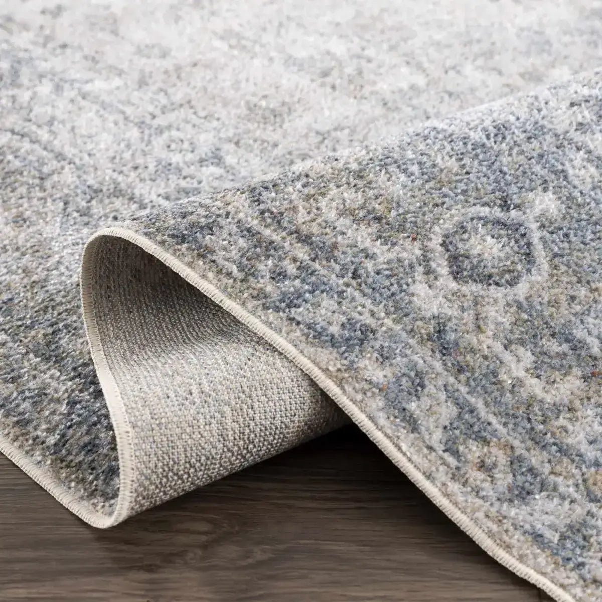Gael Blue Washable Area Rug - Boutique Rugs