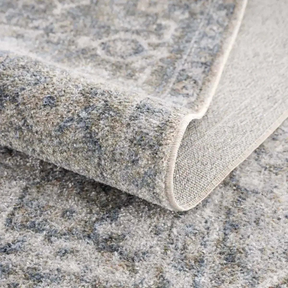 Gael Blue Washable Area Rug - Boutique Rugs