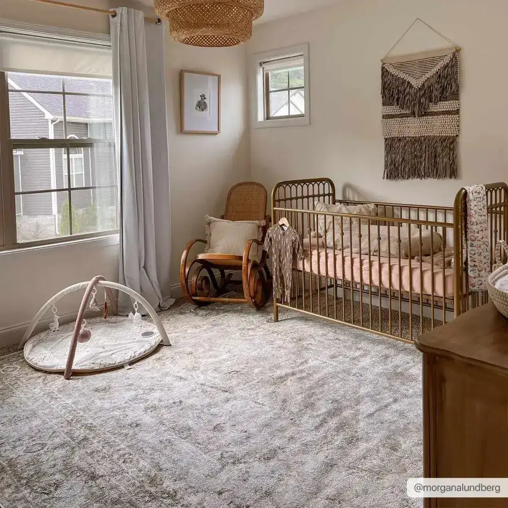 Gael Cream Washable Area Rug - Boutique Rugs