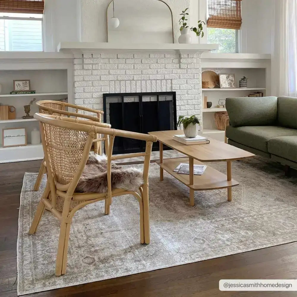 Gael Cream Washable Area Rug - Boutique Rugs