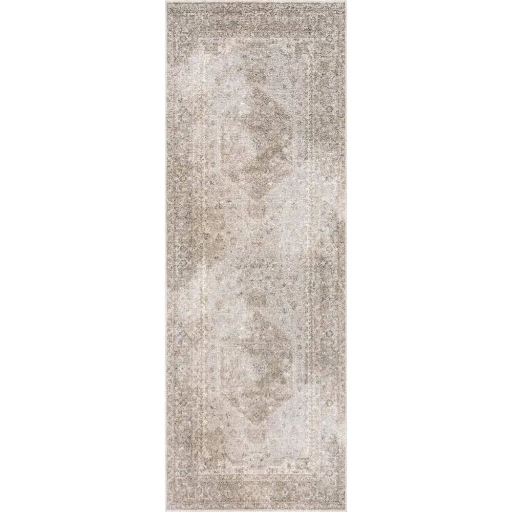 Gael Cream Washable Area Rug - Boutique Rugs
