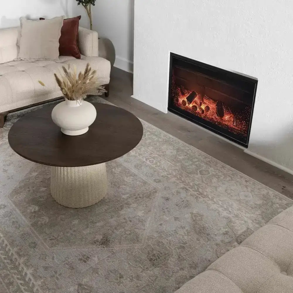 Gael Cream Washable Area Rug - Boutique Rugs