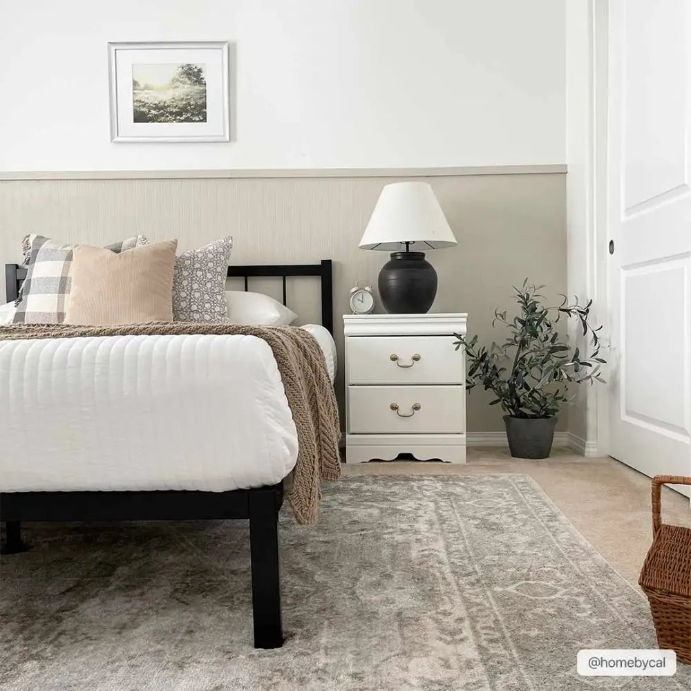 Gael Cream Washable Area Rug - Boutique Rugs