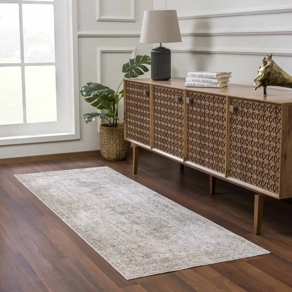 Gael Cream Washable Area Rug - Boutique Rugs