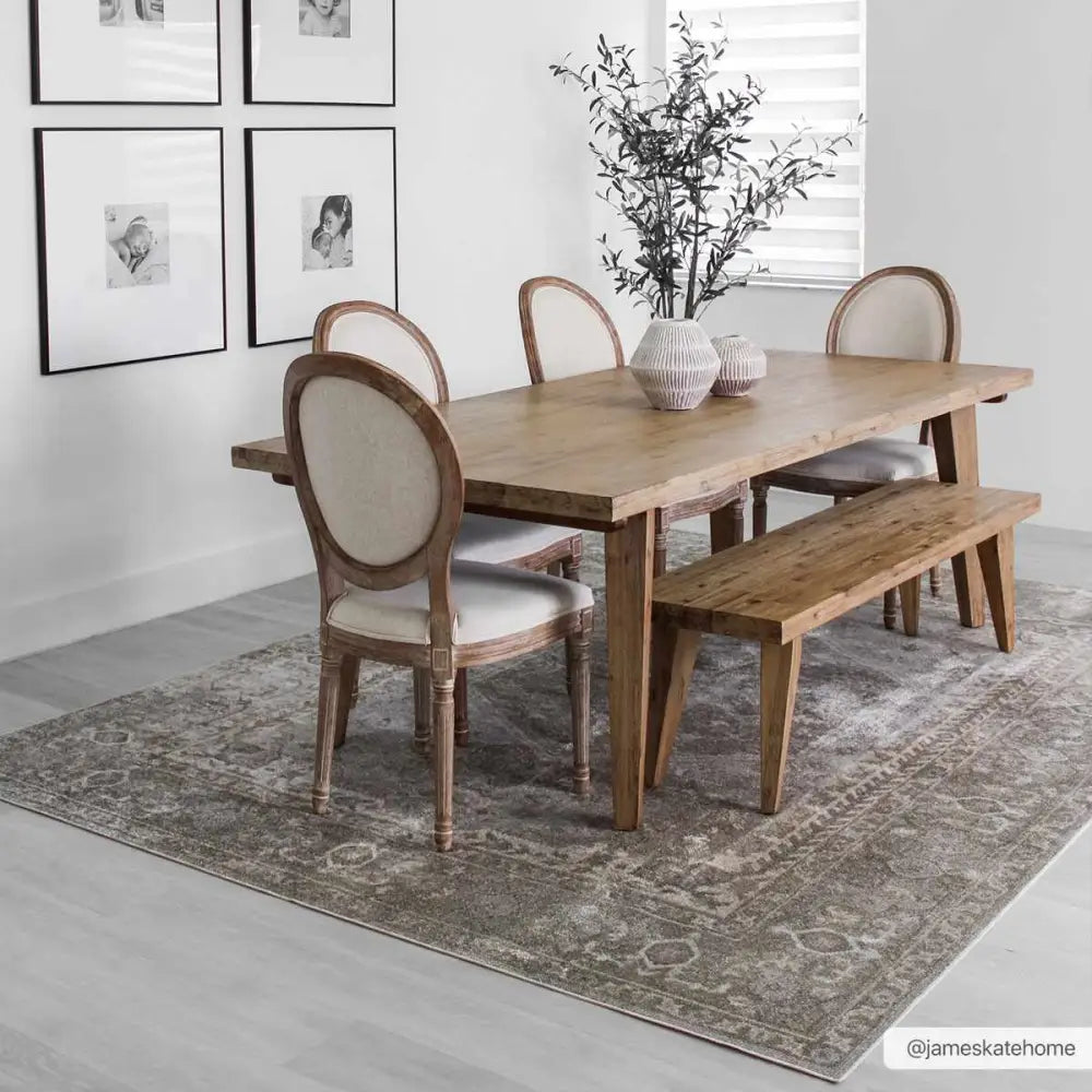 Gael Cream Washable Area Rug - Boutique Rugs